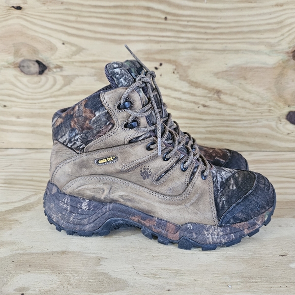 Wolverine Camoflauge Waterproof Gore-Tex Canyon Nubuck Boots Size 7EW - Picture 3 of 9